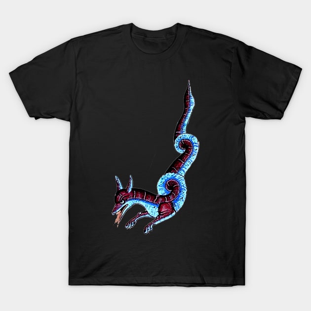 Foxy Dragon T-Shirt by kenrobin